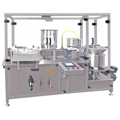 Automatic Vial Filling Stoppering Machine
